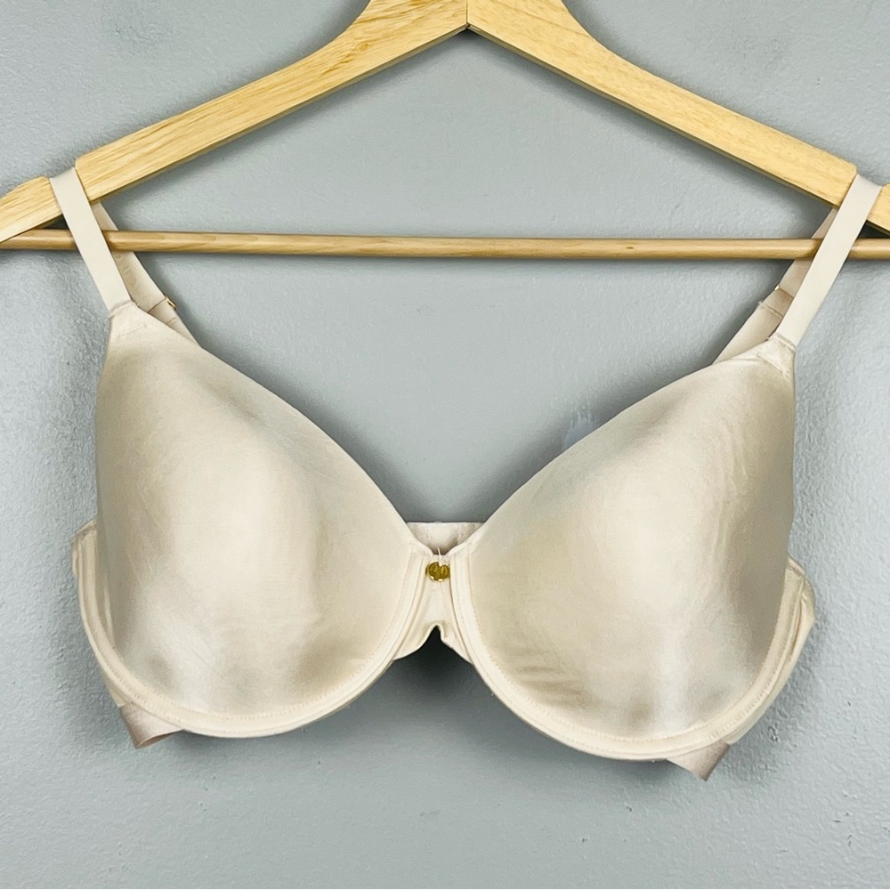 Natori blush color underwire adjustable convertible strap bra, 34DD.